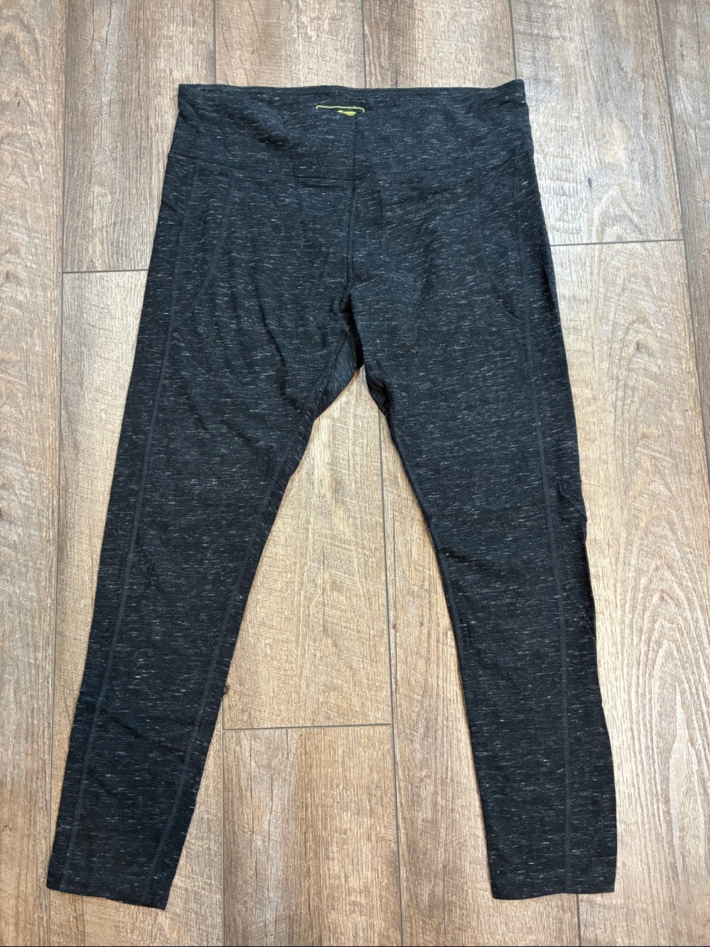 Propel Active Leggings Space Dye Black Large